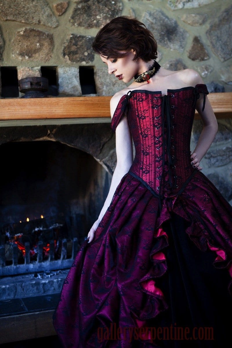 Parisian Gothic Bridal Gown custom made in Australia