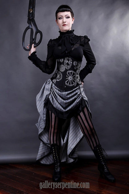 victorian gothic steampunk under corset blouse on sale